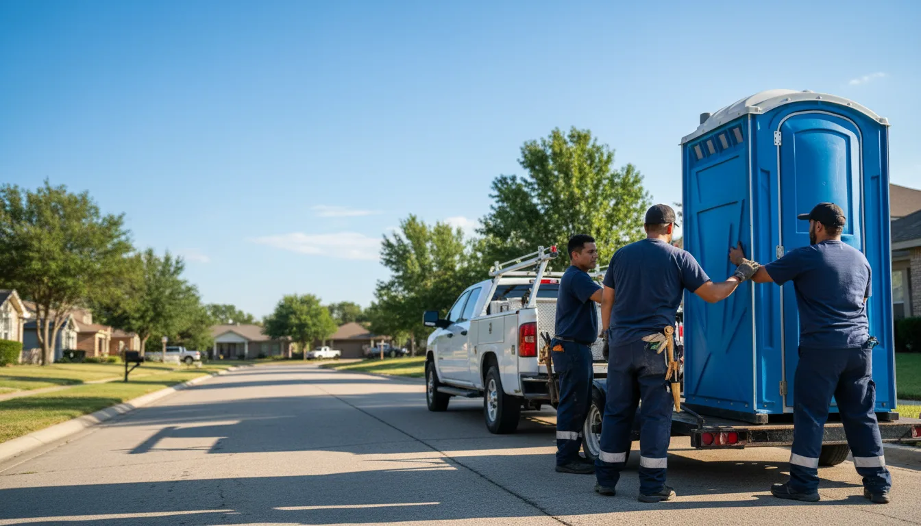 Portable Toilet Rental in Red Bud, IL near me
